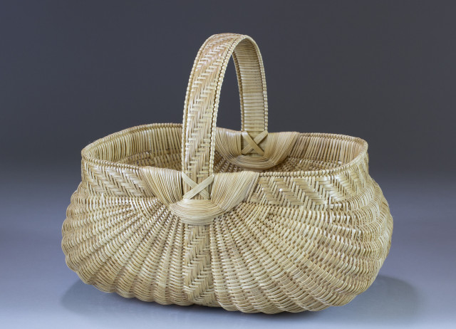 Split White Oak Egg Basket by Leona Waddell