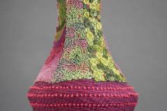 18”x13”x13”
Zippers, thread, buttons, plastic embroidery canvas, rope, yarn, cable ties
