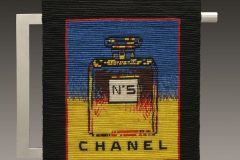 Marilyn / Warhol’s Chanel, 2015 11 x 9.5 x 2
knotted threads, stainless steel Front and Reverse Views