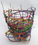Whimsical Spirit Basket by Larry Page