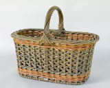 Zig Zag Shopper - a willow basket by Katherine Lewis