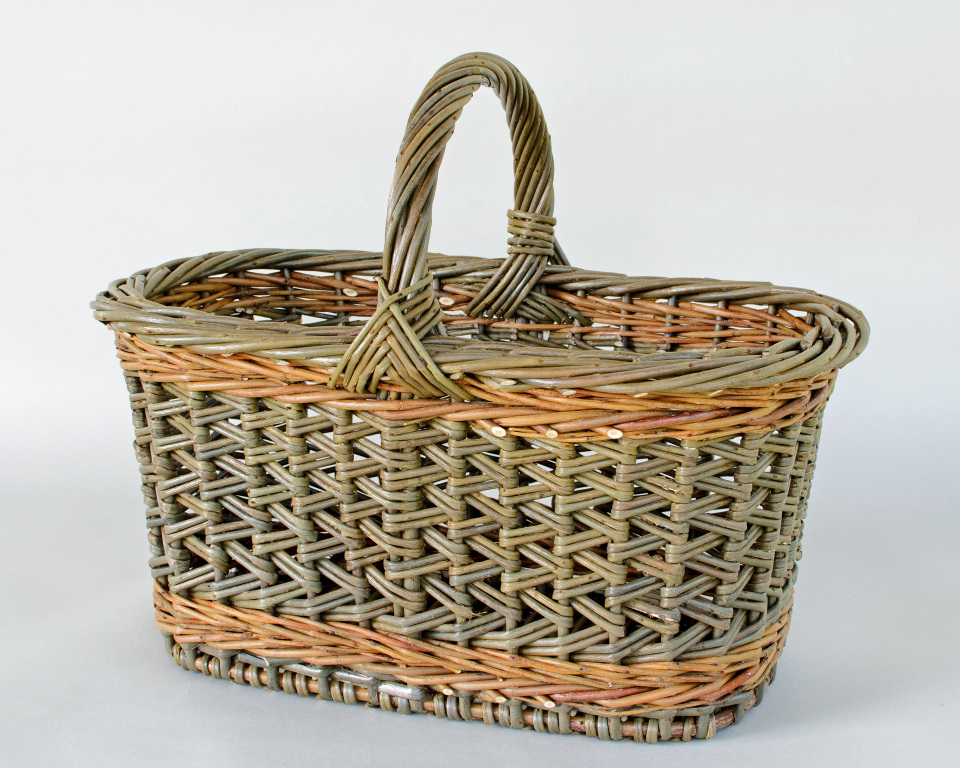 Zig Zag Shopper - a willow basket by Katherine Lewis