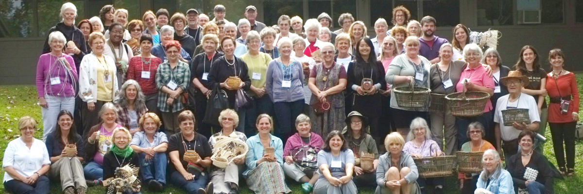 Members of the National Basketry Organization (NBO) – An association of basket weavers advancing traditional basket weaving and contemporary basketry.